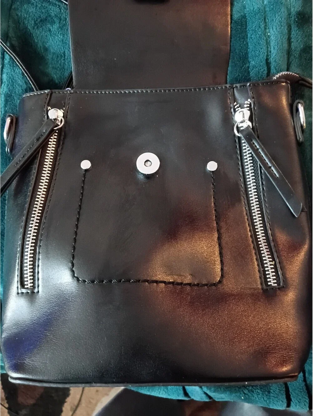 MMS DesignStudio x Lulus Sidewalk Stunner Black VeganLeatherConvertible Backpack